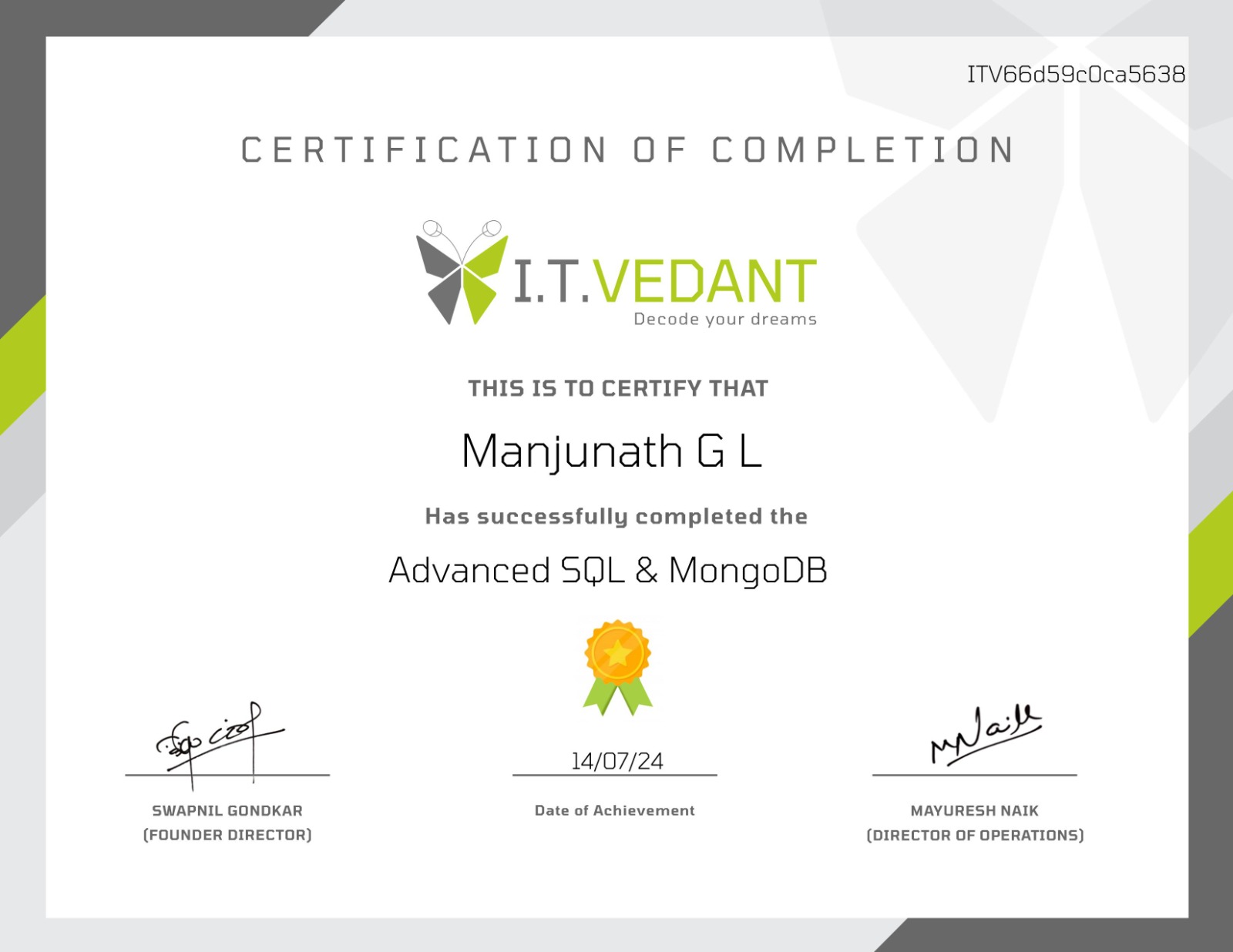 Certification 2